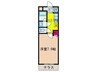 Ｋ　アビテ 1Kの間取り