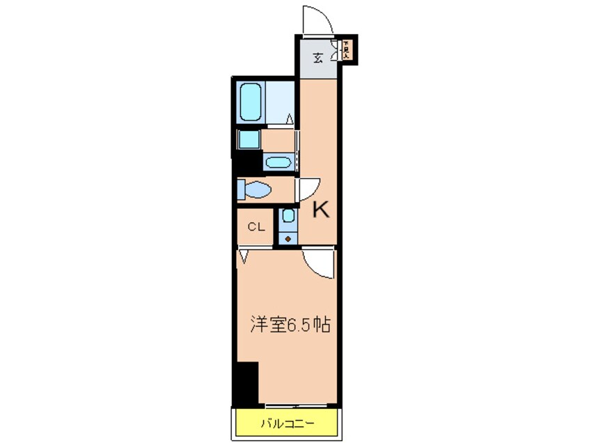 間取図 CITY SPIRE神戸元町Ⅱ