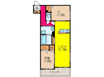 間取図 ジャルダン・デ・フルール