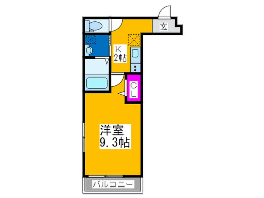 間取図 ソレイユ聖天下Ｃ棟