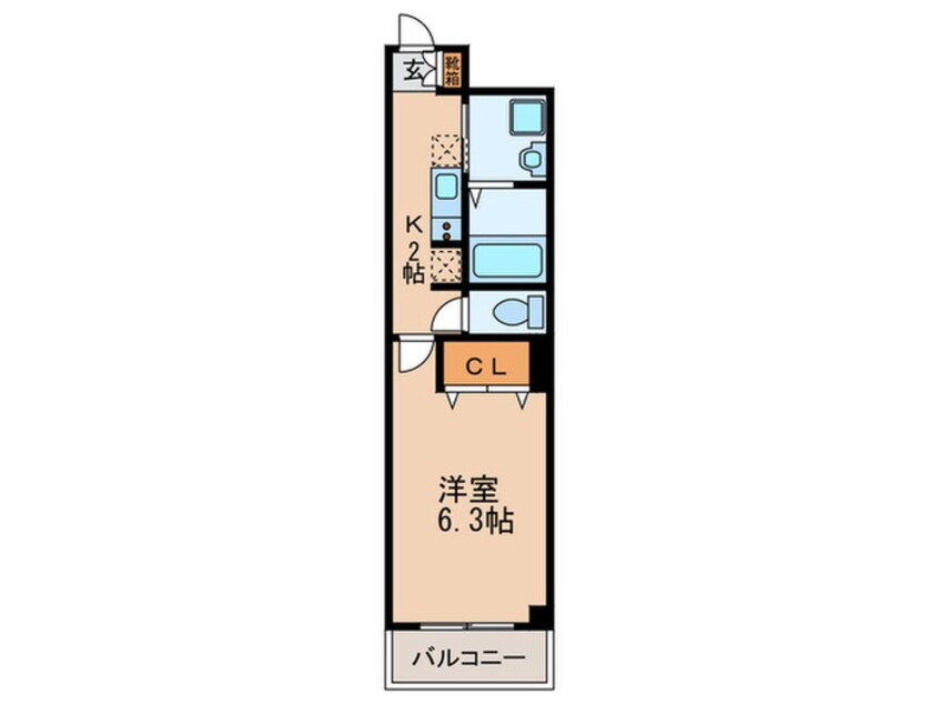 間取図 みおつくし天王寺南