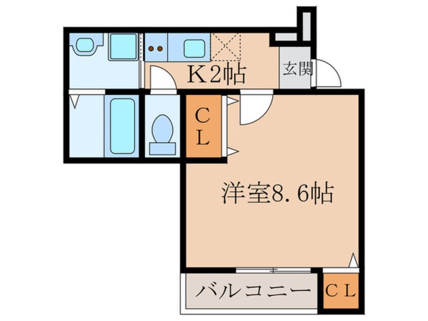 間取図 フジパレス武庫川駅東