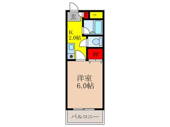 間取図 ファーストレジデンス岸部