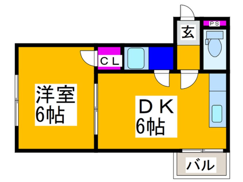 間取図 夕張マンションⅠ
