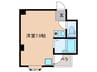 天満池田町ハイツ 1Rの間取り