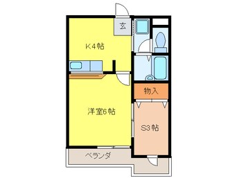 間取図 Ｆlora Ｓ.Ｅ.１２th