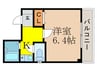 Ｃａｓａ　Ｒａｐｐｏｒｔｉ 1Kの間取り