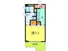 REGULUS　KONAN　YAMATE 1Kの間取り