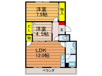 間取図 伸晃マンション