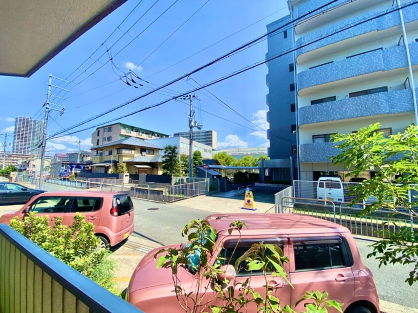 室内からの展望 摂津マンション