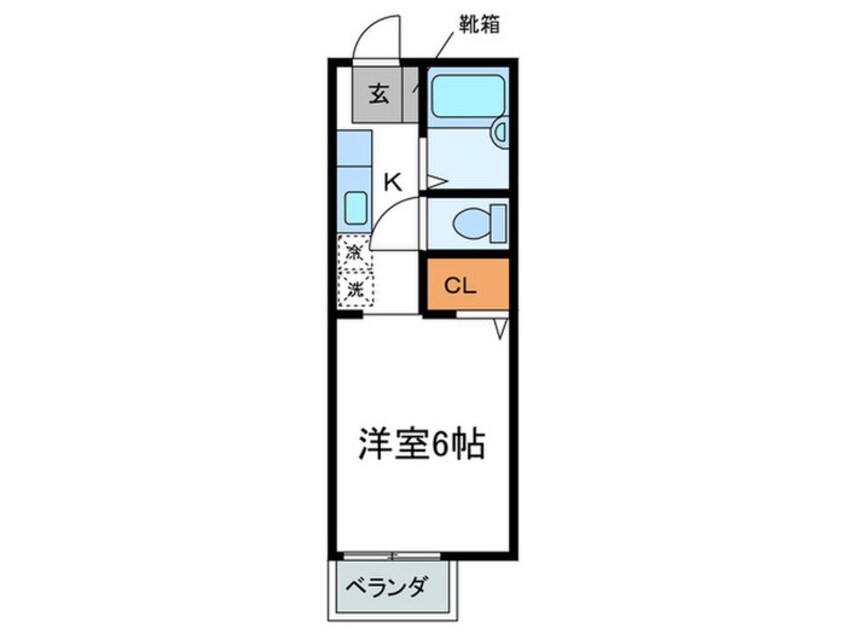 間取図 ル・クレ－ルⅠ