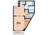 Ks Court 夙川 1Kの間取り
