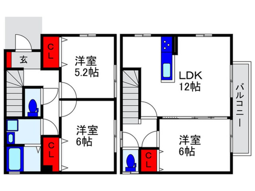 間取図 桜の町戸建Ⅰ