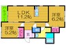 バンブ－Ⅱ 2LDKの間取り