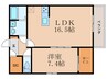 グランデコート竹鼻　EAST 1LDKの間取り