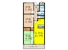 サンリッツ東千里 3LDKの間取り