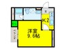 ヴィオニエ 1Kの間取り