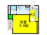 ヴィオニエ 1Kの間取り