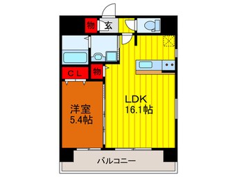 間取図 La Douceur門真