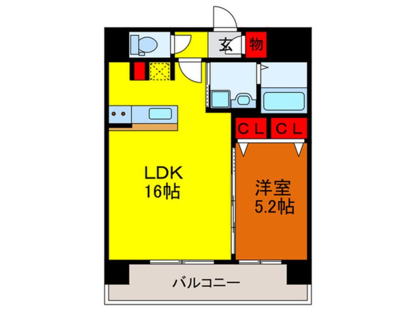 間取図 La Douceur門真