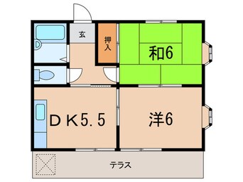 間取図 シティハイツⅡ