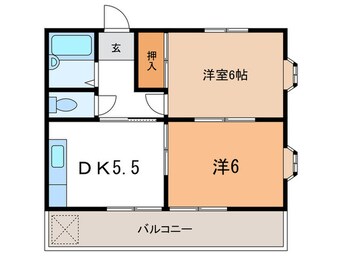 間取図 シティハイツⅡ