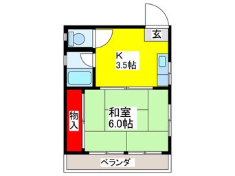 間取図 喜多マンション