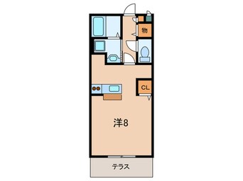 間取図 コンフォ－ト小山Ｂ