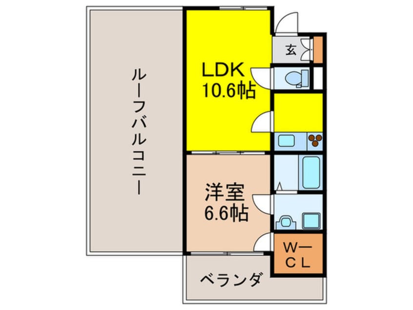 間取図 クレセント千里中央