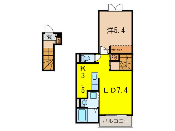 間取り図 ヒルサイドウエガハラ