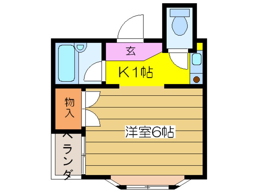 間取図 メゾンＡＫＩＮＡＩ千林