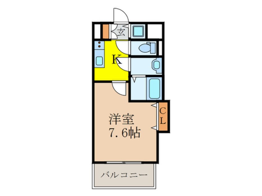 間取図 Luxe新大阪Ⅳ