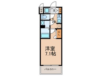 間取図 ﾌｧｰｽﾄﾌｨｵｰﾚ大阪城ｲｰｽﾄ(205)