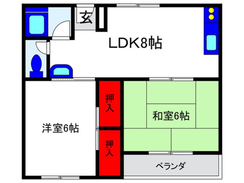 間取図 前沢マンション