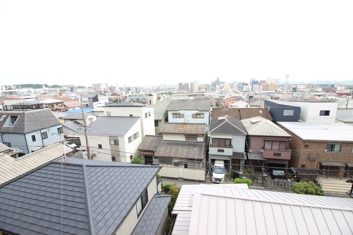 室内からの展望 前沢マンション