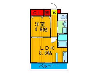 間取図 ＲＡＧＬＡＮ枚方