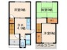 宮之川原貸家 3DKの間取り
