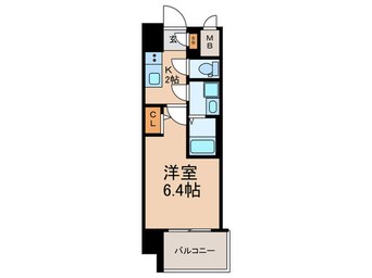 間取図 ｴｽﾘｰﾄﾞｻﾞｲｰｽﾄﾚｼﾞﾃﾞﾝｽ大阪城(601)