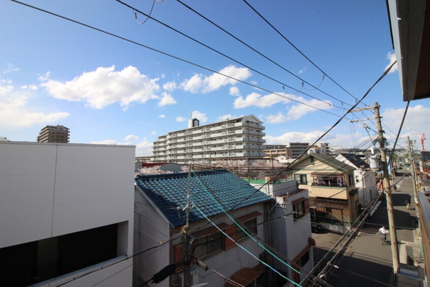 室内からの展望 プラットホーム七道