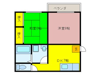 間取図 シャローム石田