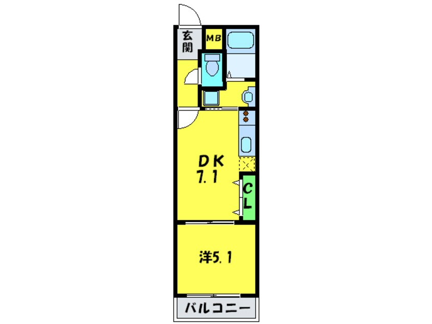 間取図 フジパレス堺なかもずⅠ番館