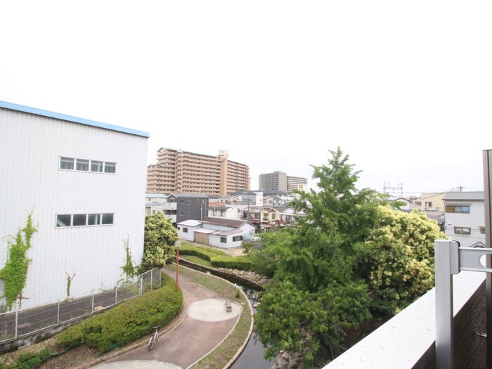 室内からの展望 リバーテラス