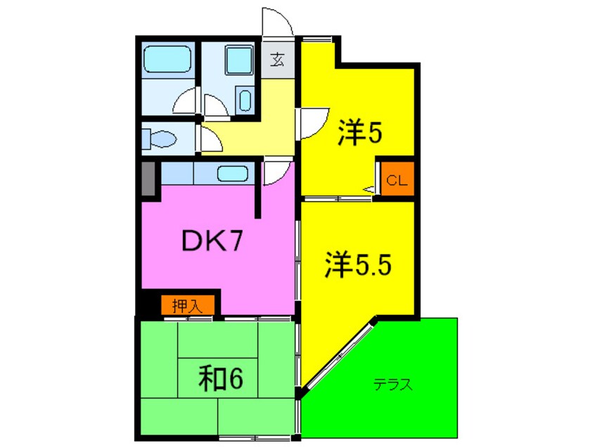 間取図 フェリス御影