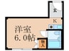 ヤンレジデンス 1Kの間取り