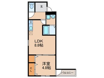 間取図 フジパレス住吉長居Ⅲ番館