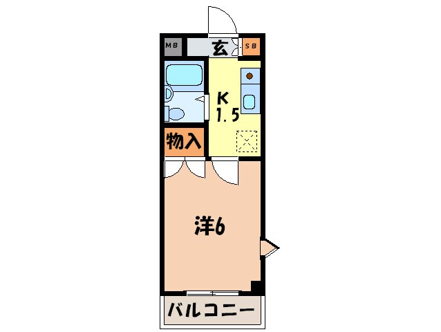 間取り図 グランディアルネ西神弐番館