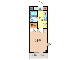 間取図 グランディアルネ西神弐番館