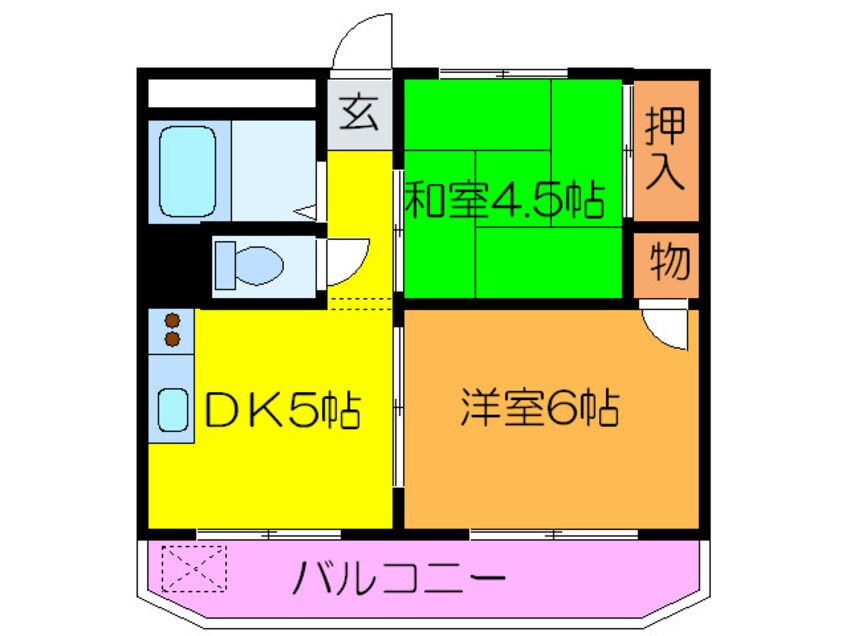 間取図 ベルメゾン