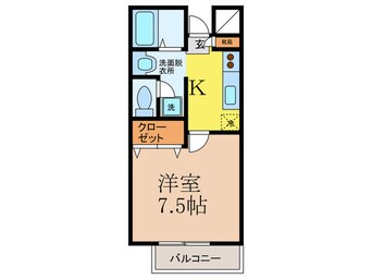 間取図 サンクリエイトⅡ　Ｂ棟