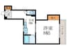 ガーディアン青山 1DKの間取り
